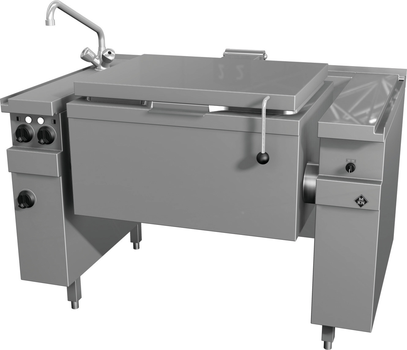 Elektro-Kippbratpfanne, 2/1 GN Motorkippung